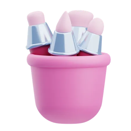 Makeup Brush  3D Icon