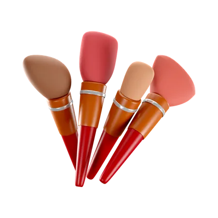 Makeup Brushes  3D Icon