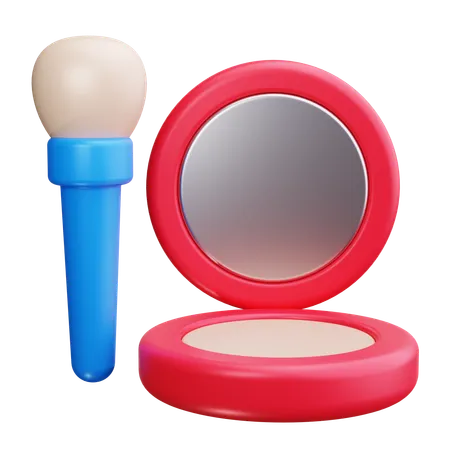 Makeup Brushes  3D Icon