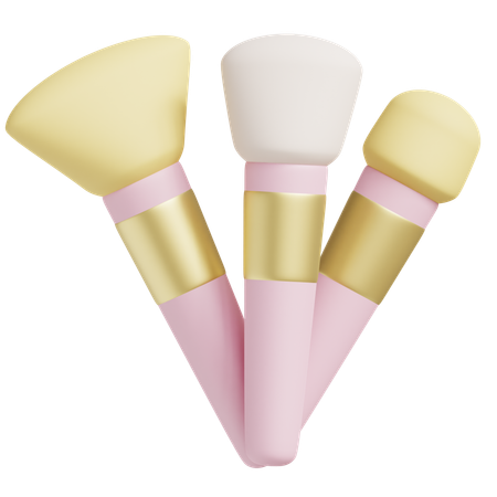 Makeup Brushes  3D Icon