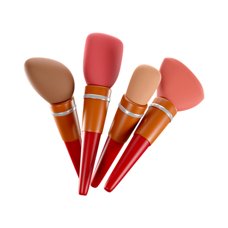 Makeup Brushes  3D Icon