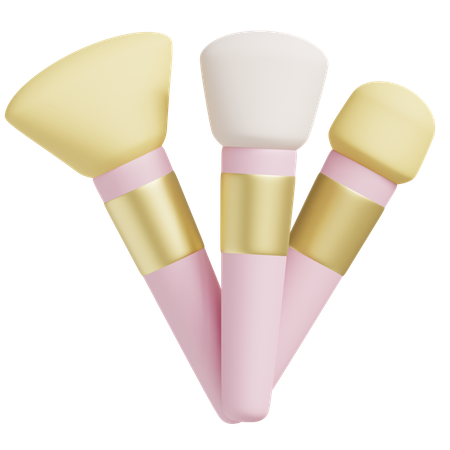 Makeup Brushes  3D Icon
