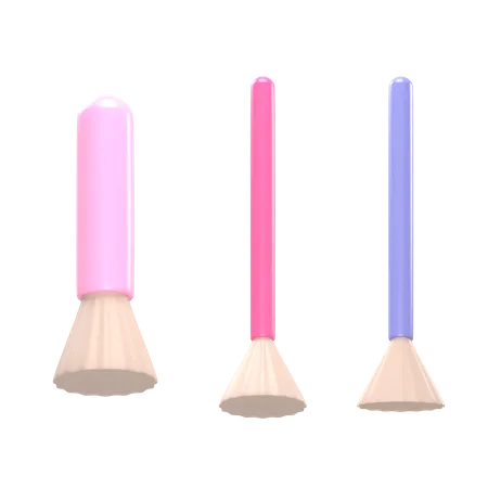 Makeup Brushes  3D Icon