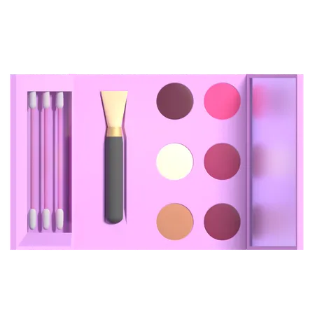 Makeup Kit  3D Illustration