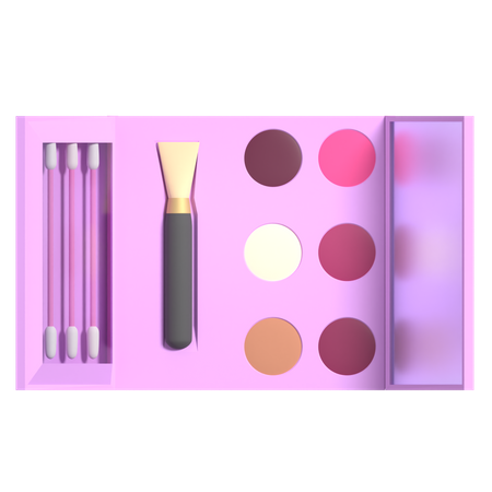 Makeup Kit 3D Illustration