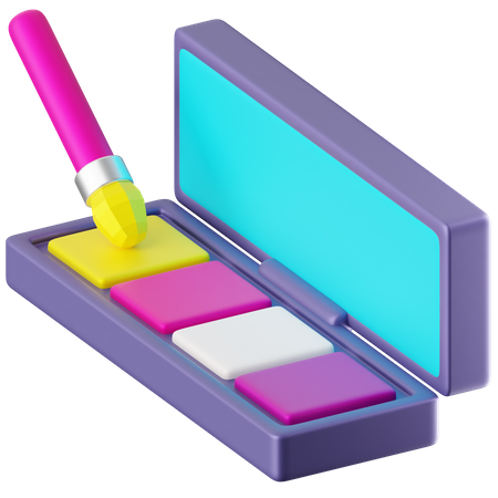 Makeup Palette  3D Icon
