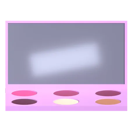 Makeup Palette 3D Illustration