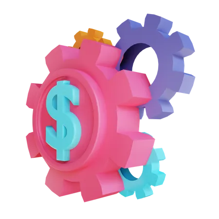 Making Money  3D Illustration