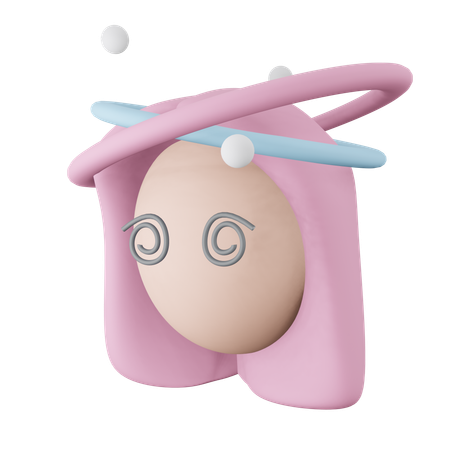 Mal de tête  3D Icon