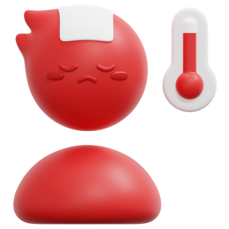 Malade  3D Icon