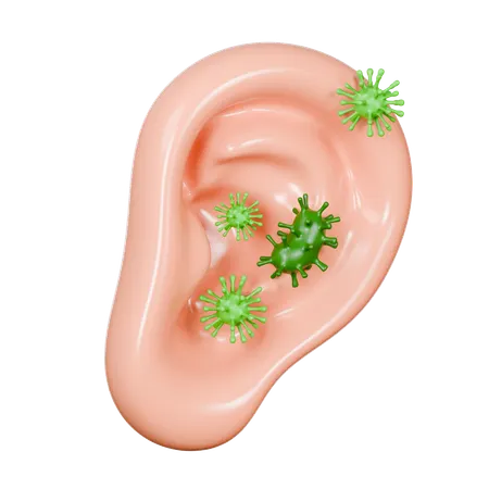 Maladies de l'oreille  3D Icon