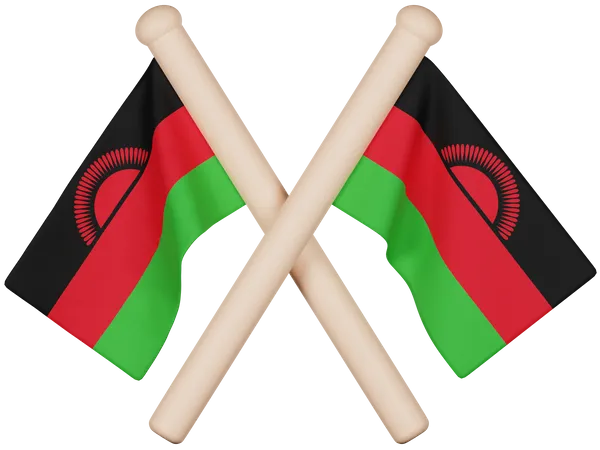 Malawi Flag  3D Icon