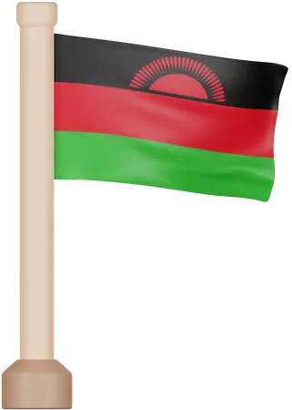 Malawi Flag  3D Icon