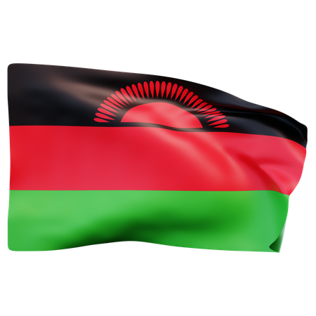 Malawi Flag  3D Icon