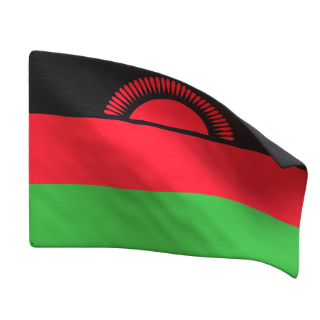 Malawi Flag  3D Icon