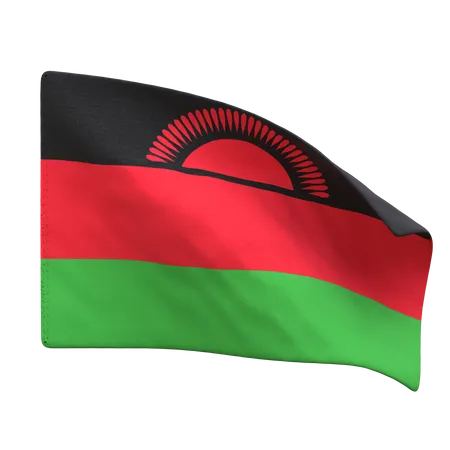 Malawi Flag  3D Icon