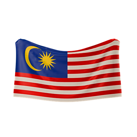 Malaysia Flag  3D Icon