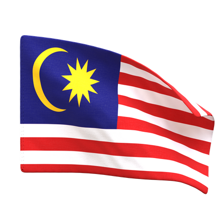 Malaysia Flag  3D Icon