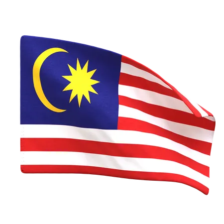 Malaysia Flag  3D Icon