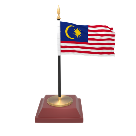 Malaysia flag  3D Icon