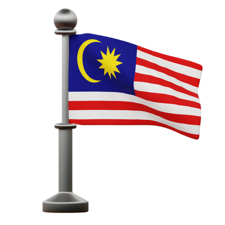 Malaysia Flag  3D Icon