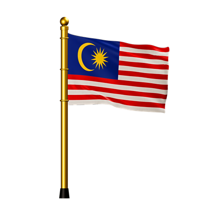 Malaysia Flag  3D Icon