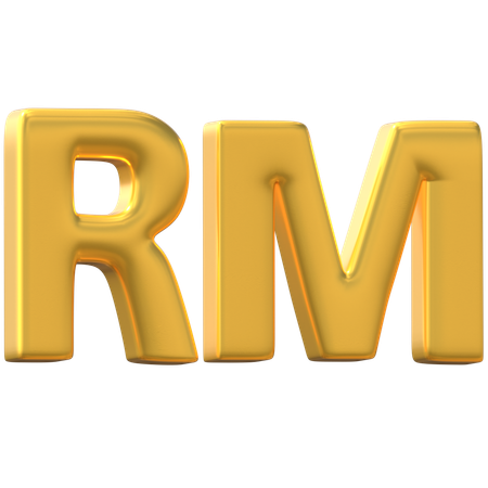 Malaysian Ringgit  3D Icon