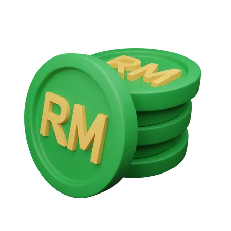 Malaysian ringgit  3D Icon