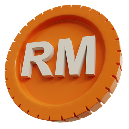 Malaysian Ringgit Coins  3D Icon