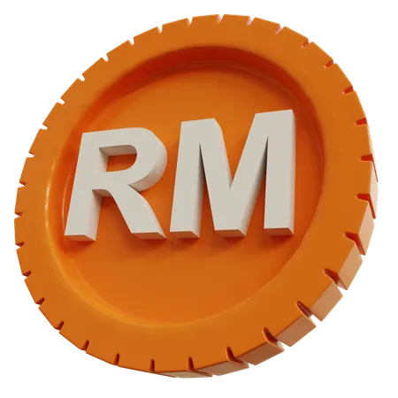 Malaysian Ringgit Coins  3D Icon