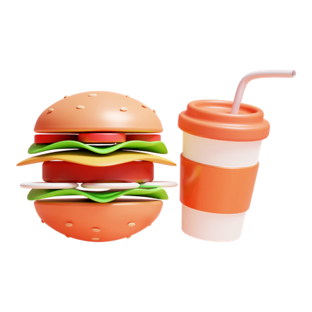 Malbouffe  3D Icon