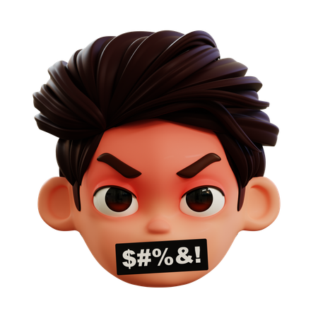 Amaldiçoar emoji  3D Icon