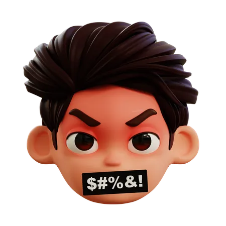 Maldición emoji  3D Icon