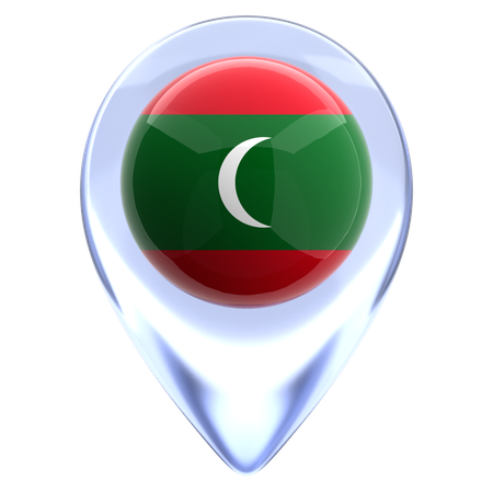 Maldives  3D Icon