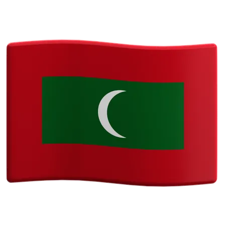 Maldives  3D Icon