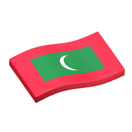 몰디브  3D Icon