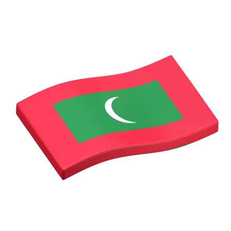 몰디브  3D Icon