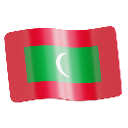 몰디브  3D Icon