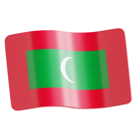 몰디브  3D Icon