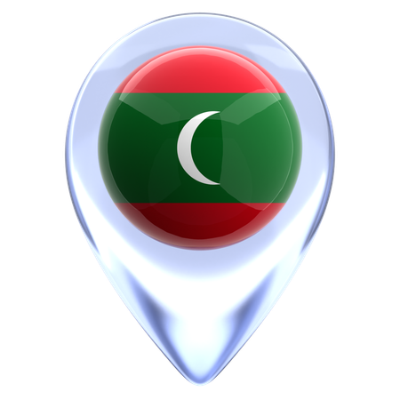 Maldives  3D Icon