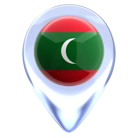 Maldives  3D Icon