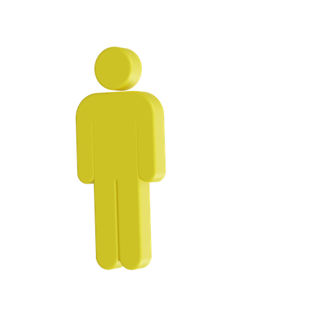 Male  3D Icon