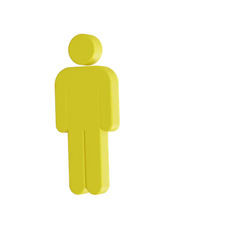 Male  3D Icon