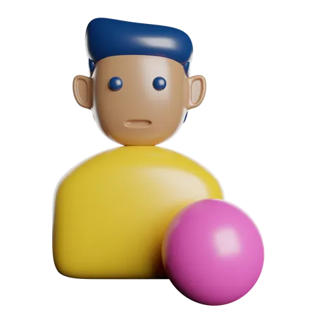 Male  3D Icon