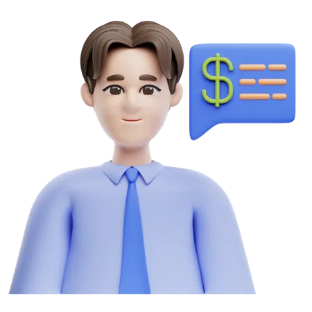 3 D Accounting Illustration Financeial Advisor 3D Icon
