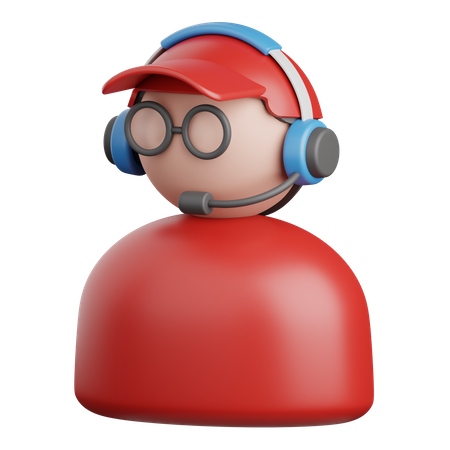 Male Agent  3D Icon