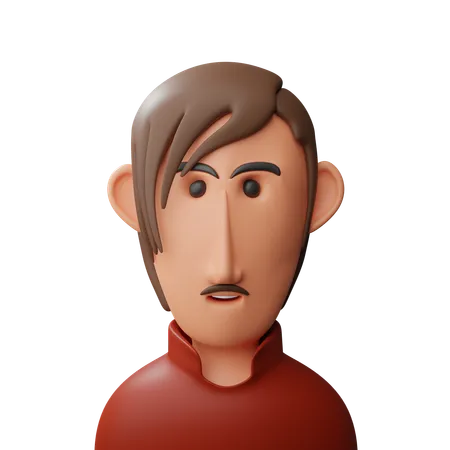 Male avatar  3D Icon