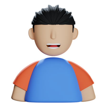 Male Avatar  3D Illustration