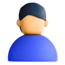 male-avatar 3d logos