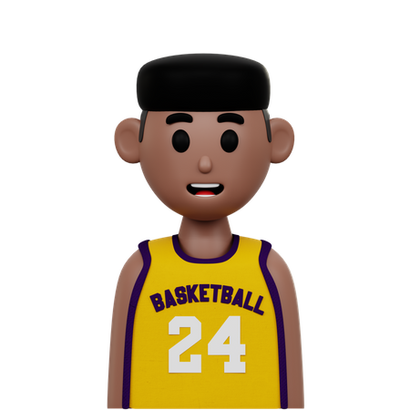 Male Basketball Player  3D Icon
